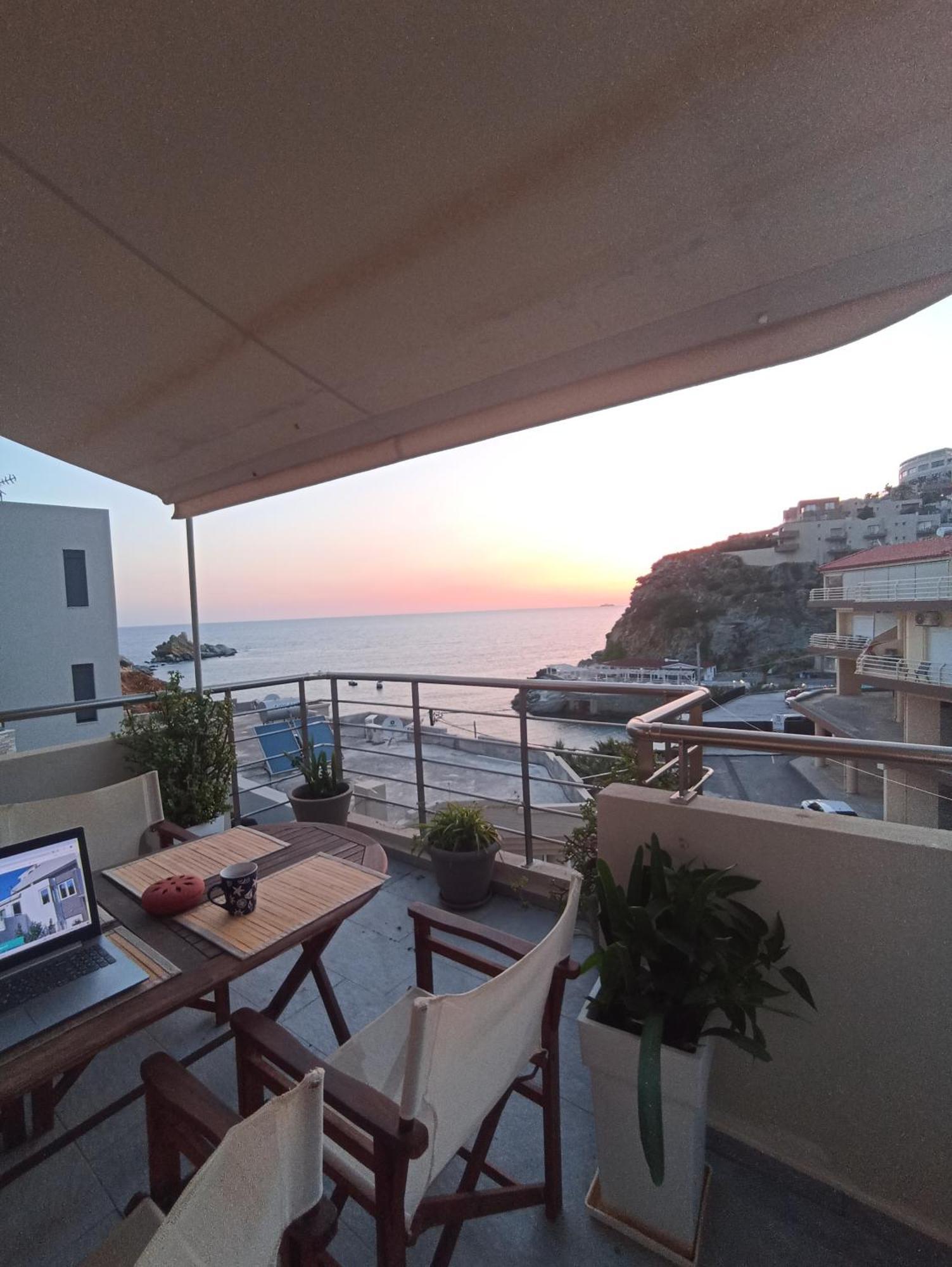 Popis Sea View Apartments Agia Pelagia Exterior foto