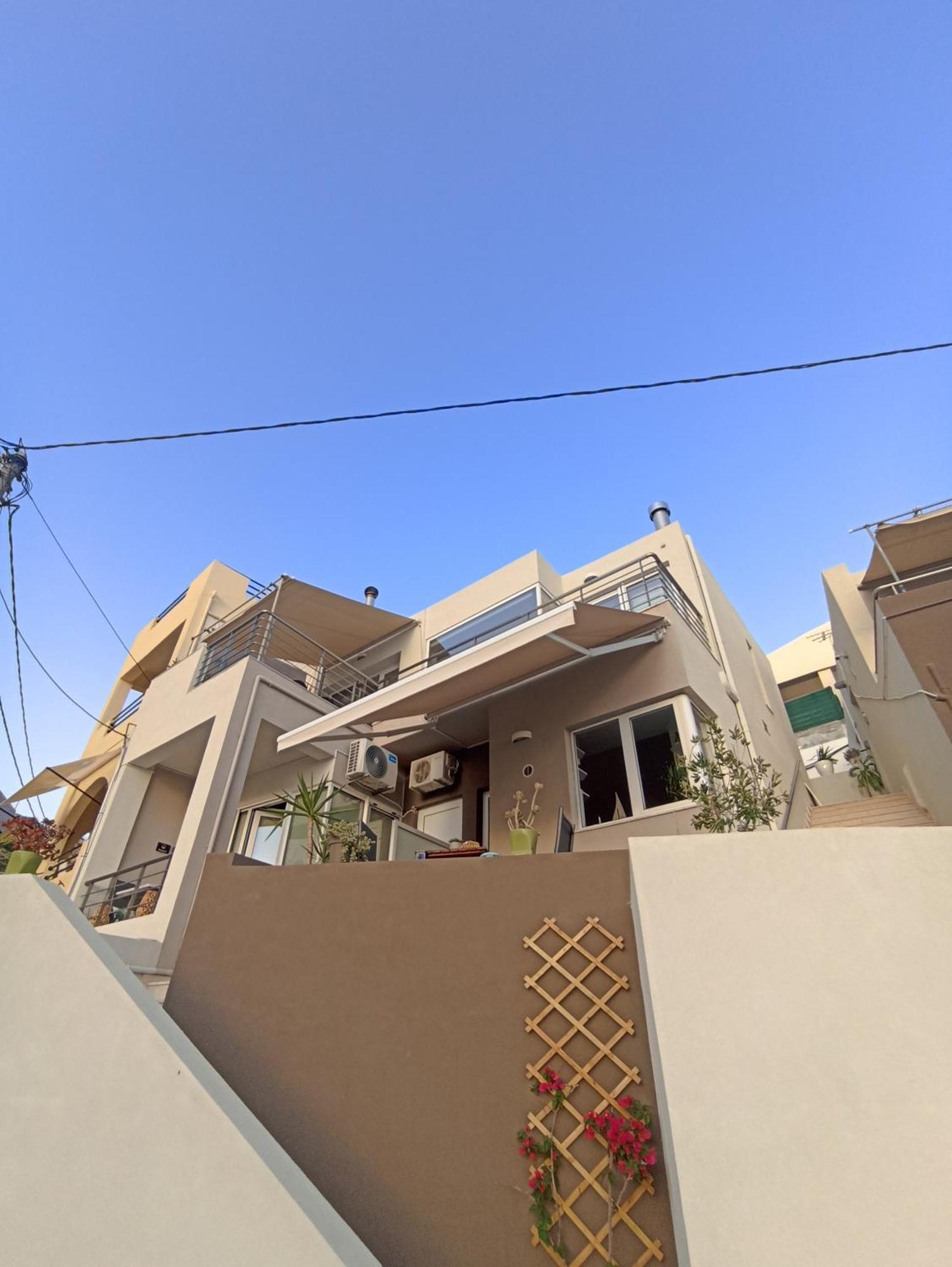Popis Sea View Apartments Agia Pelagia Exterior foto
