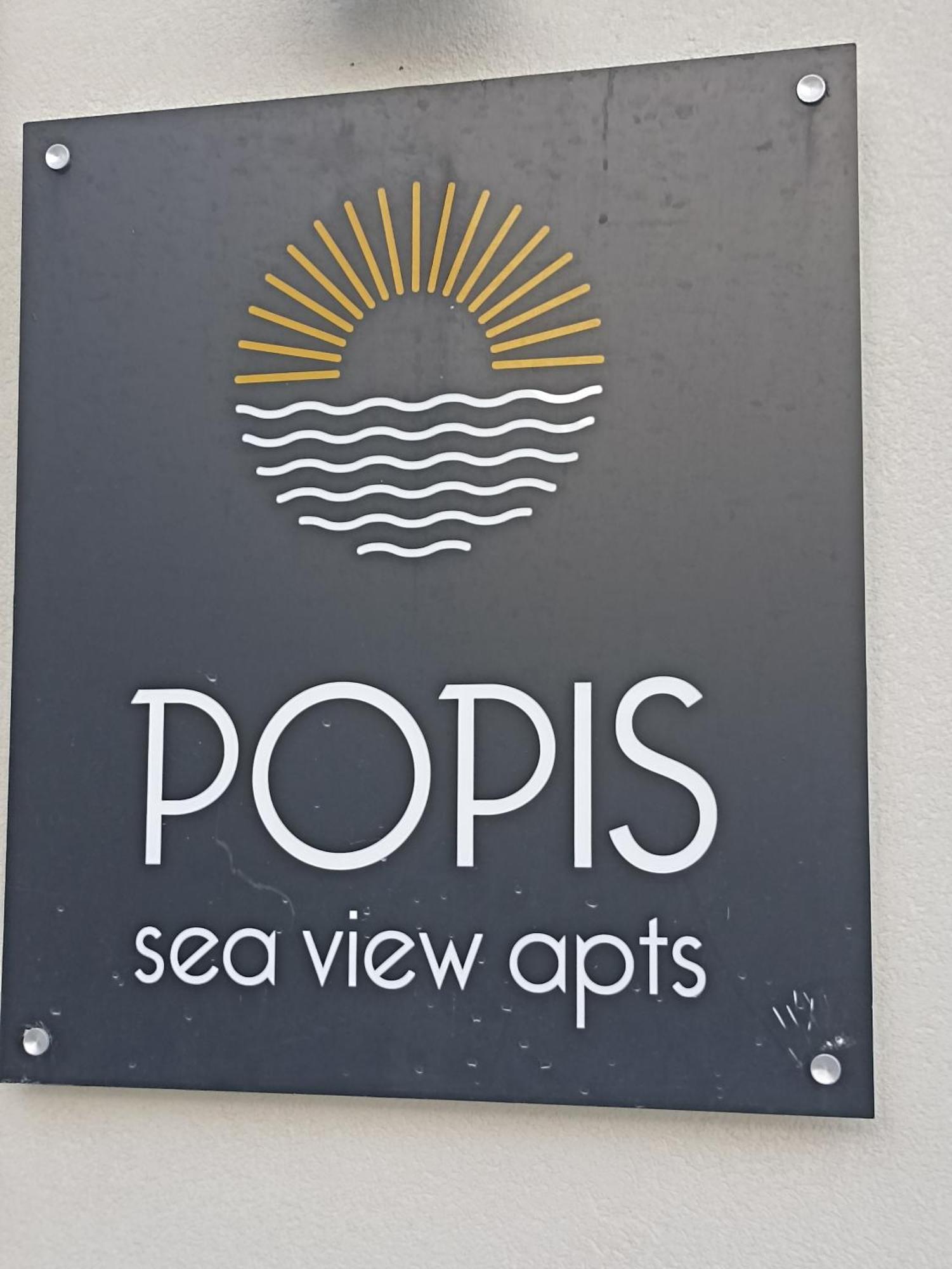 Popis Sea View Apartments Agia Pelagia Exterior foto