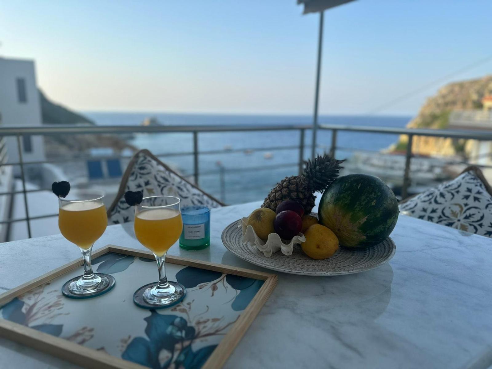 Popis Sea View Apartments Agia Pelagia Exterior foto