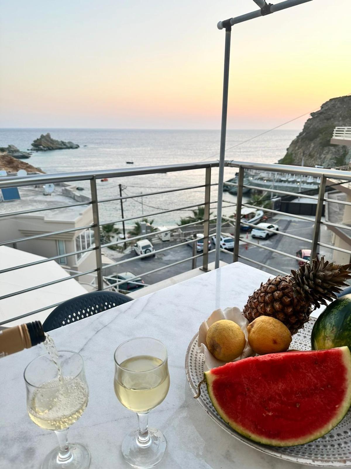 Popis Sea View Apartments Agia Pelagia Exterior foto