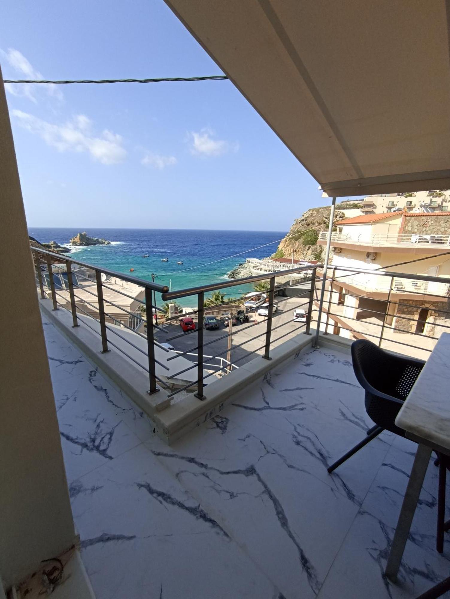 Popis Sea View Apartments Agia Pelagia Exterior foto