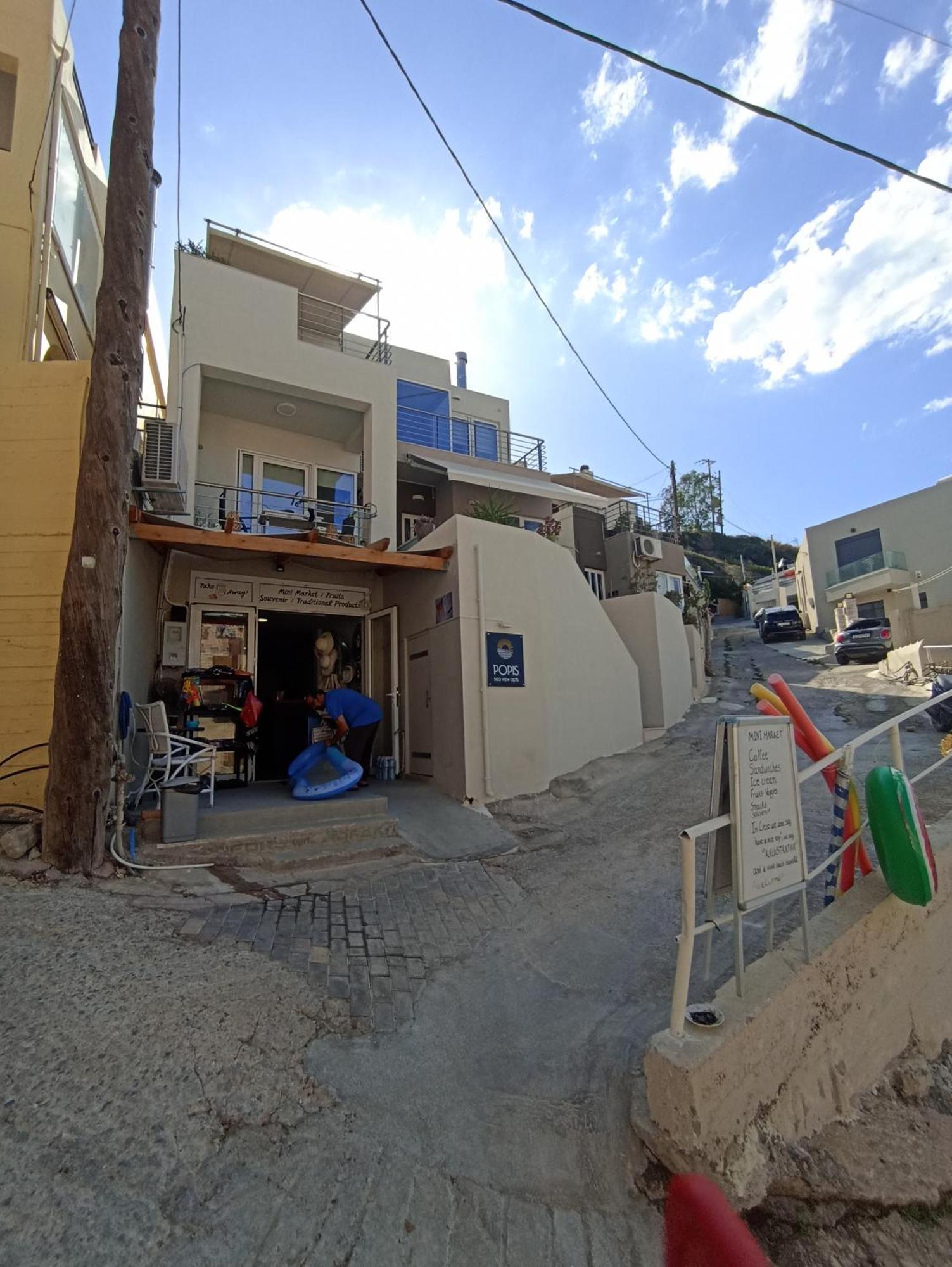 Popis Sea View Apartments Agia Pelagia Exterior foto