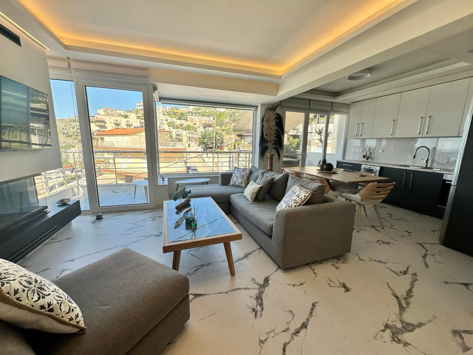 Popis Sea View Apartments Agia Pelagia Exterior foto